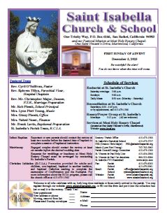 weekly bulletin